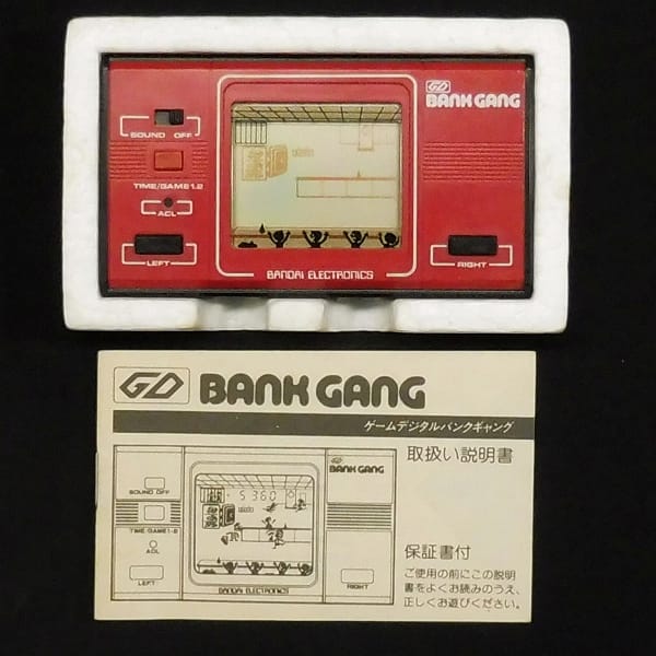 バンダイ LCD GAME DIGITAL バンクギャング BANK GANG_2