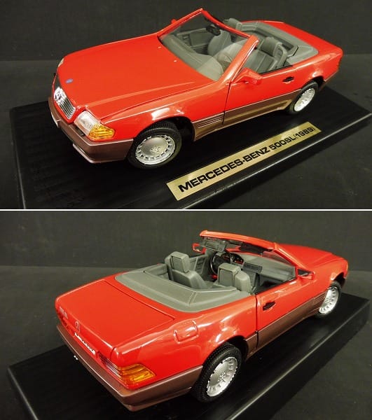 ドウシシャ 1/18 ベンツ500SL トヨタ ランドクルーザー_3