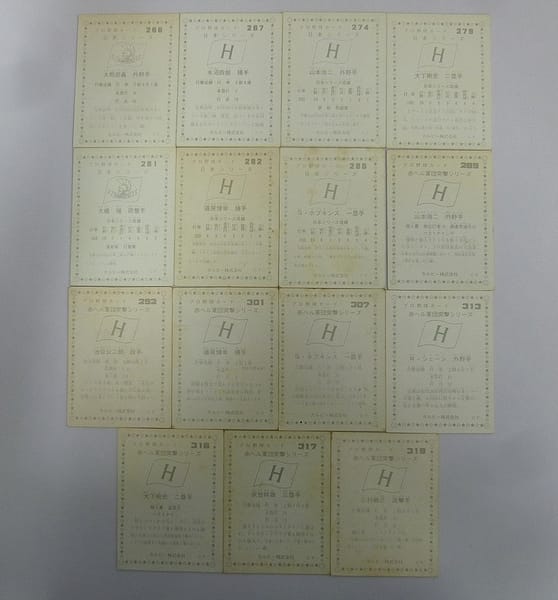カルビー プロ野球カード 75 76年 日本シリーズ 赤ヘル_2
