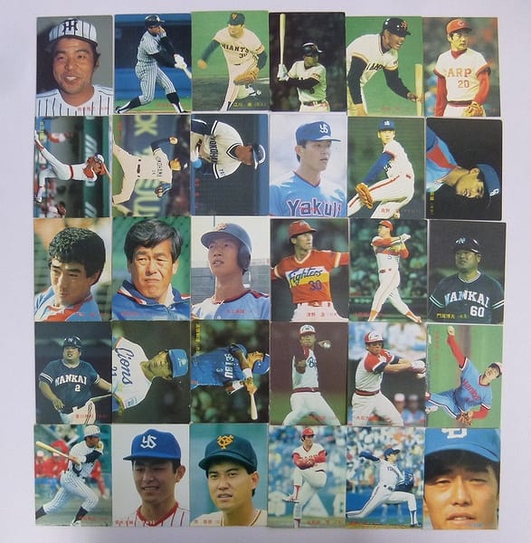 カルビー プロ野球チップス カード 87年 No.1～36 30枚_1
