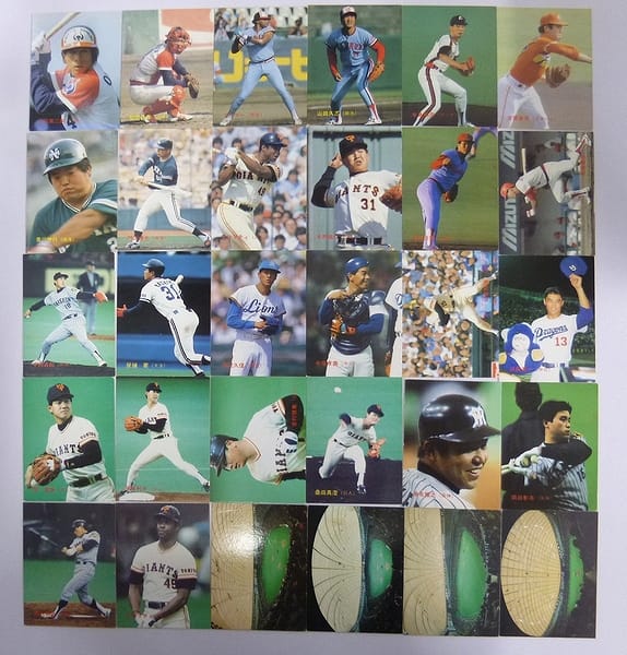 カルビー プロ野球チップス カード 88年 No.31～65 30枚_1