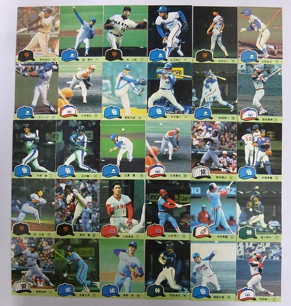 カルビー 当時 プロ野球カード 1984年 No.211～299 30枚_1