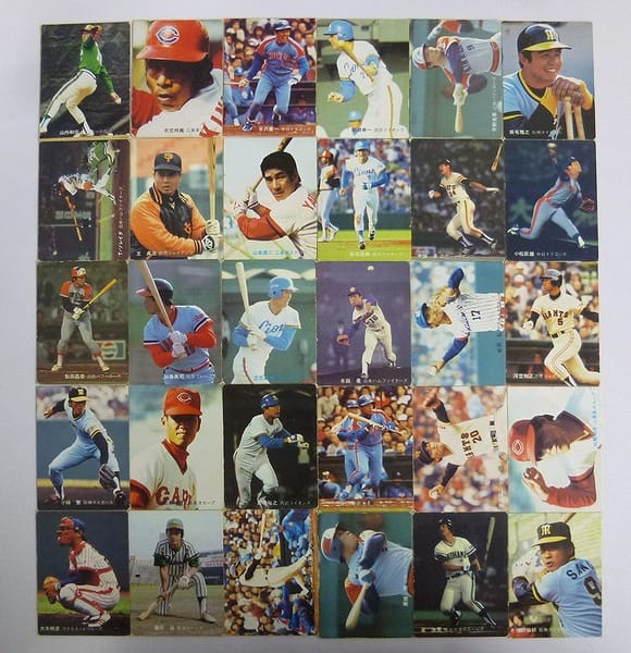 カルビー 当時物 プロ野球カード 1981年 No.52～87 30枚_1