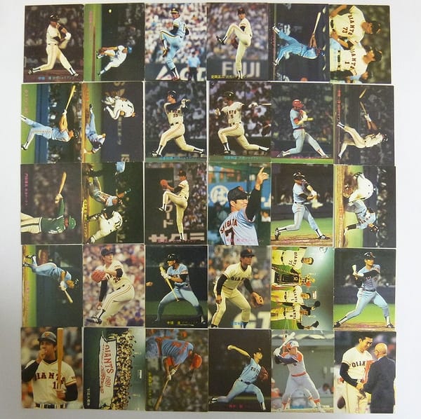 カルビー 当時 プロ野球カード 1981年 No.323～361 30枚_1