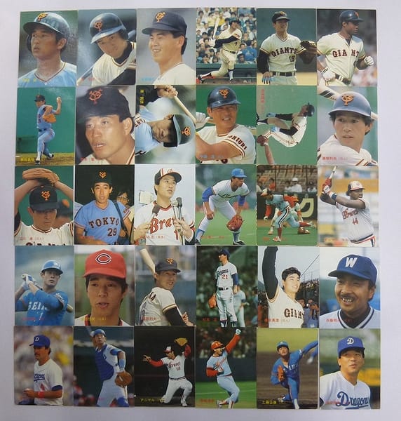 カルビー 当時物 プロ野球 カード 1987年 163～200 30枚_1
