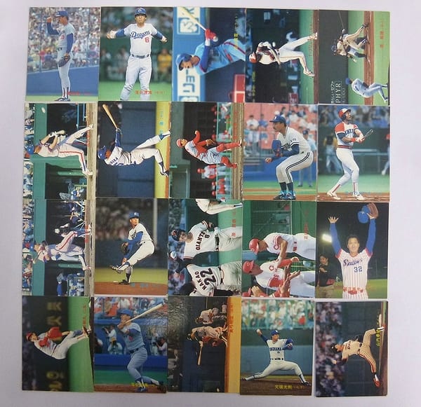 カルビー 当時物 プロ野球カード 1989年 280～340 20枚_1