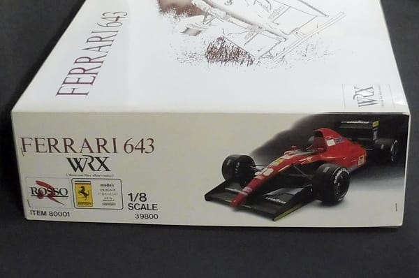 買取実績有!!】ロッソ ROSSO 1/8 フェラーリ643 WRX ダイキャスト 絶版 