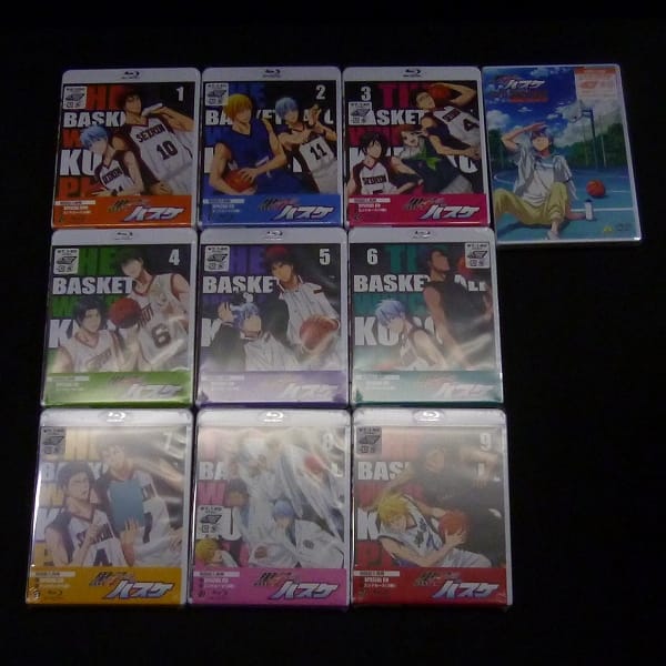 黒子のバスケ TVシリーズ 1期 BD 全9巻 + FAN DISC DVD