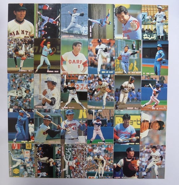 カルビー プロ野球カード 1985年 No.126～184 30枚 当時_1