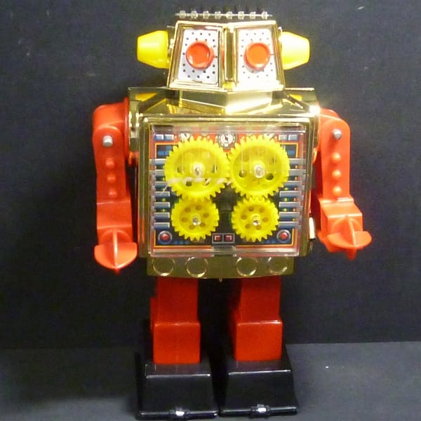 【買取実績有!!】ホリカワ 堀川玩具 ニューゴールド ギヤロボット 日本製|ブリキ買い取り｜買取コレクター