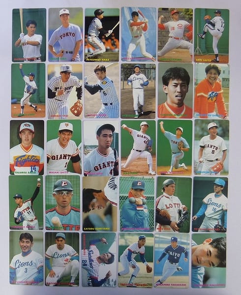 カルビー 当時物 プロ野球 カード 1991年 No.1～34 30枚_1