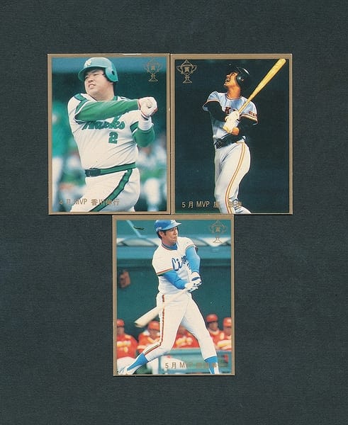カルビー プロ野球カード 1983年 677 678 679 金枠_1