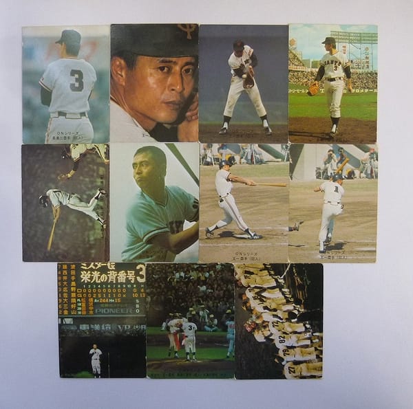 カルビー プロ野球カード 74年 ONシリーズ 長島 王 11枚_1