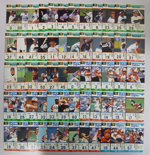 タカラ プロ野球ゲーム カード 93年 ダイエー 近鉄_2
