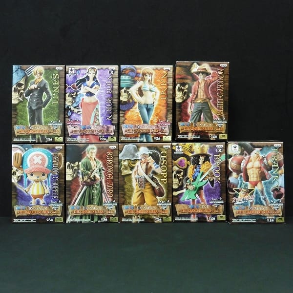 ONE PIECE DXF 麦わらの一味 9種 サンジ ニコロビン 他