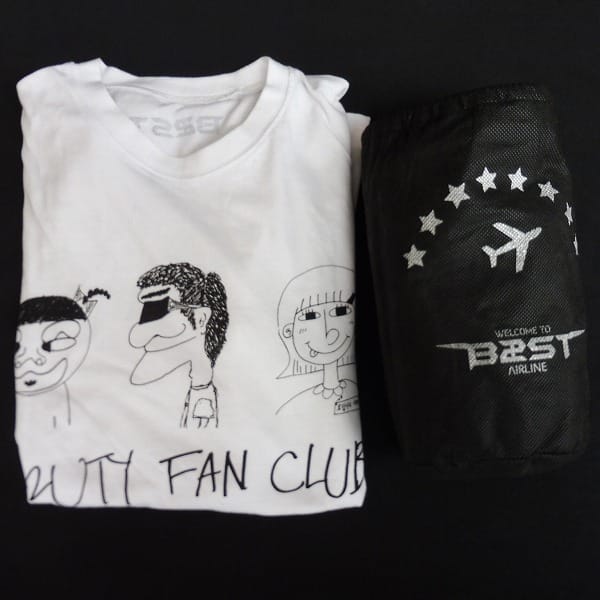 BEAST グッズ Tシャツ AIRLINE ブランケット / B2ST K-POP_1