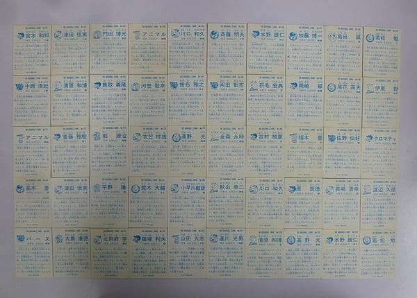 カルビー プロ野球カード 1986年 No.141～235 50枚_2