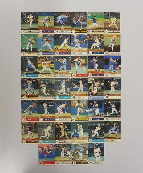 カルビー 当時物 プロ野球カード 1990年 No.1～55 40枚_1