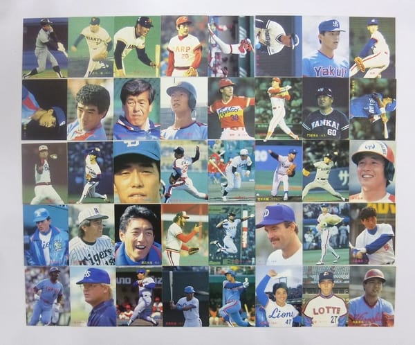 カルビー プロ野球 カード 1987年 No.2～132 40枚まとめ_1