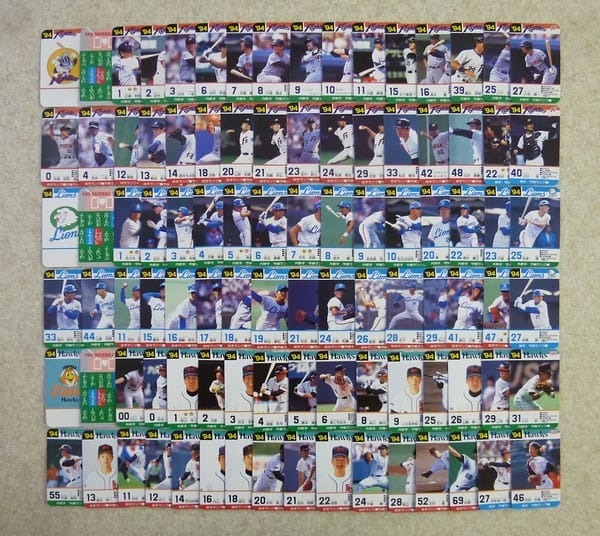 買取実績有!!】タカラ プロ野球 カード 94年 日本ハム 西武 福岡 