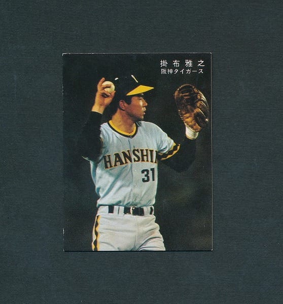 85年カルビープロ野球カードレアブロック No.453 掛布雅之 金枠 
