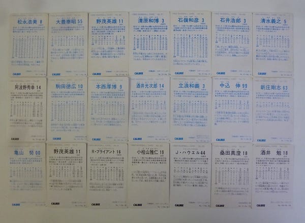 カルビー プロ野球 カード 1992 93 94年 野茂 新庄 42枚まとめ_3