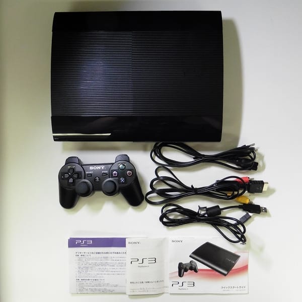 買いオンラインストア PS3 本体 (チャコールブラック 250GB)、箱付き 家庭用ゲーム本体