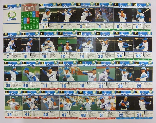 タカラ プロ野球カードゲーム 91 92年 西武ライオンズ 近鉄_3