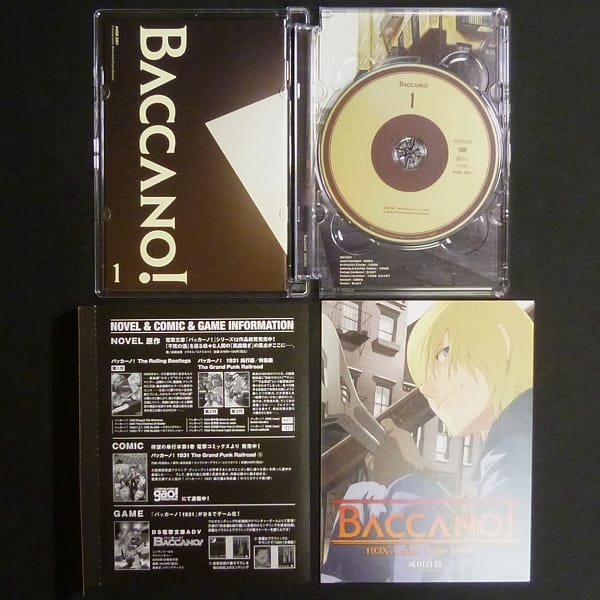定番大特価DVD バッカーノ! 全8巻 初回限定版 BACCANO! 非売品BOX付き は行