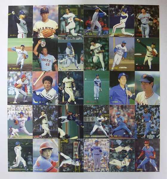 カルビー 当時物 プロ野球 カード 87年 No.201～325 62枚_2