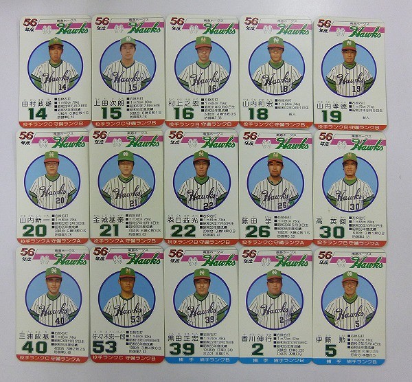 タカラ プロ野球 ゲーム カード 56年度 南海ホークス_3