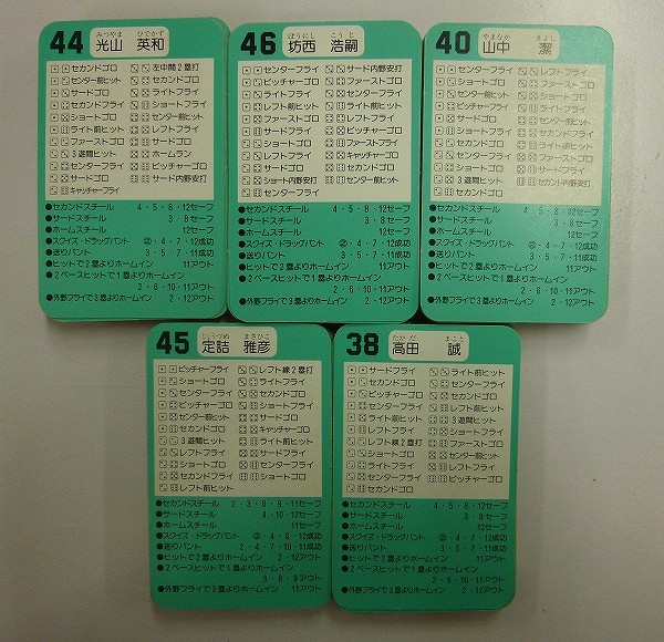 タカラ プロ野球 ゲーム カード 94年度 近鉄 ダイエー 日本ハム_2