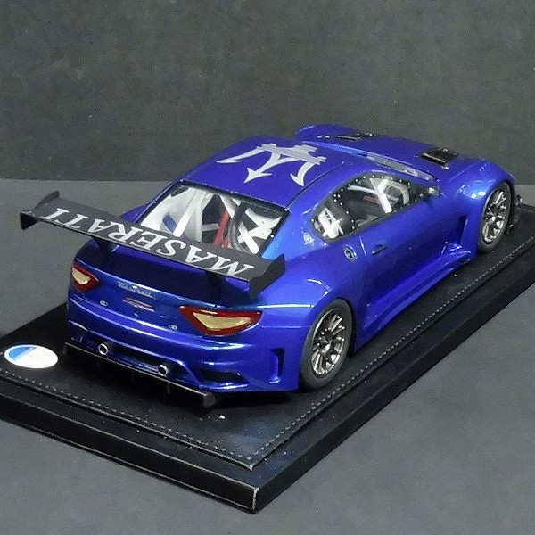 BBR 限定 1/18 マセラティ グランツーリスモ GT3 2012 Met. Blue_3