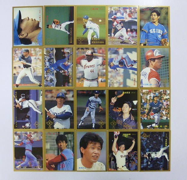 カルビー プロ野球 カード 1987年版 No.326～382 40枚 金枠_2