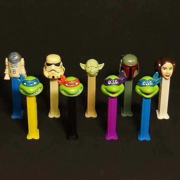 PEZ ペッツ 大量 ミッキー R2-D2 マリオ スマーフ タートルズ 他_3