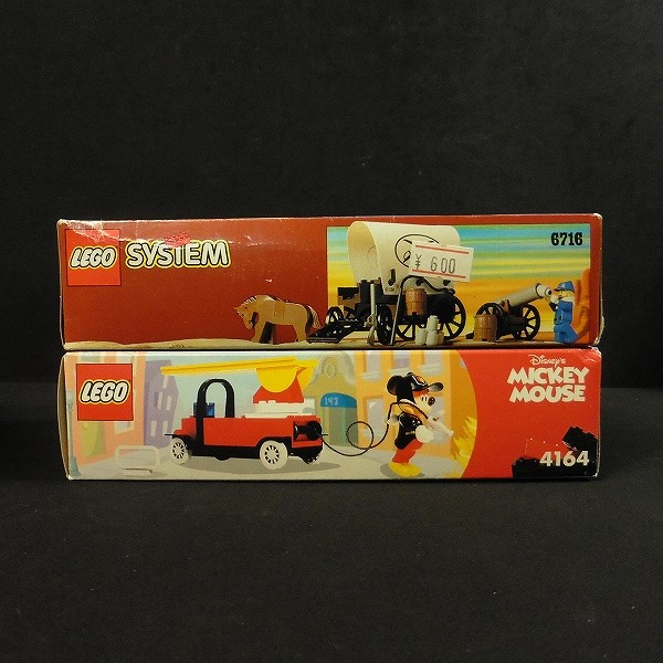 LEGO 4164 ミッキーマウス 消防車 6716騎兵隊のほろ馬車_3