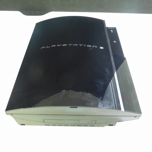 PS3 黒 CECHA00 PS PS2 プレイ可能 初期型 本体 付属品_2