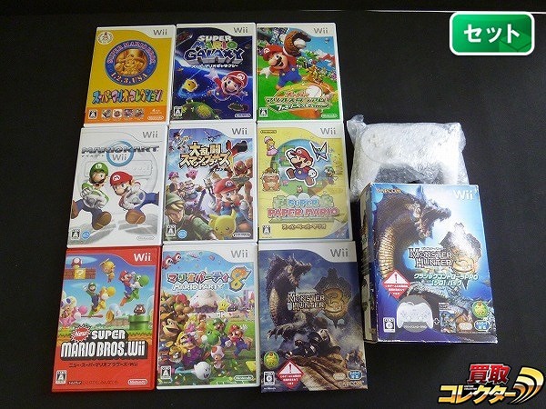 Wii ソフト スーパーマリオ ギャラクシー ベースボール モンハン_1