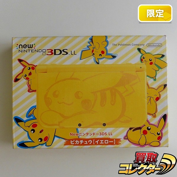 New NINTENDO 3DS LL ピカチュウ イエロー ニンテンドー_1