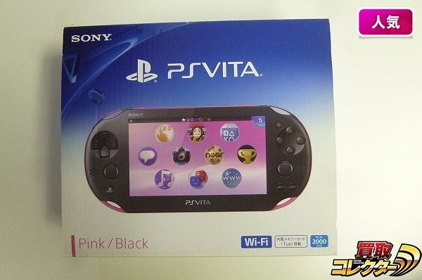 PlayStation PS VITA PCH-2000 Pink Black ピンク ブラック