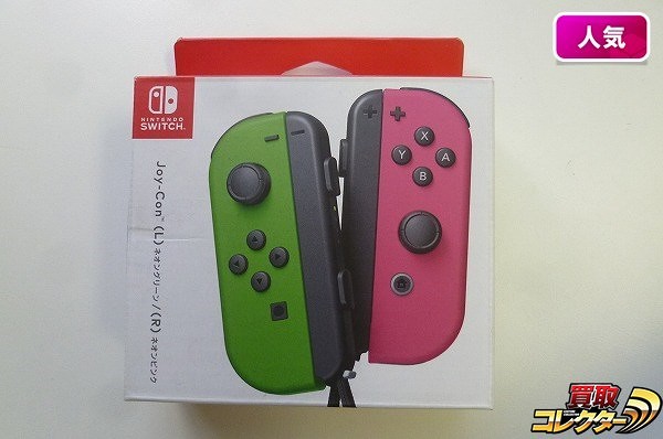 Nintendo Switch スイッチ Joy-Con ネオングリーン ピンク_1