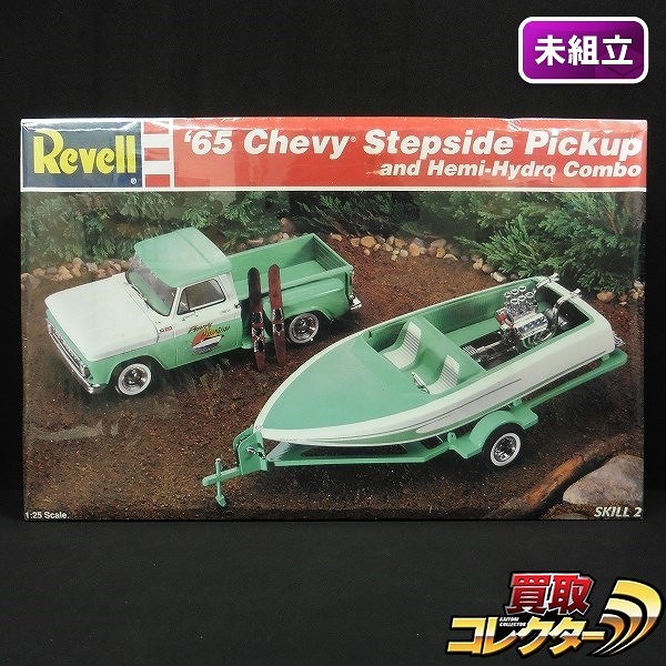 Revell 1/25 `65 Chevy Stepside Pickup and Hemi-Hydro Combo_1