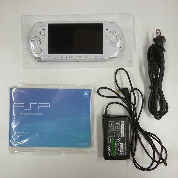 PSP-3000 パールホワイト ソフト MH2 2G 3 ダンガンロンパ 他_2