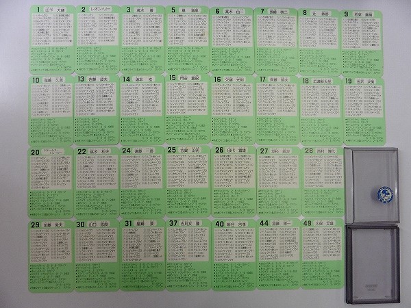 タカラ プロ野球 カード ゲーム 59年度 横浜大洋ホエールズ 30枚_3