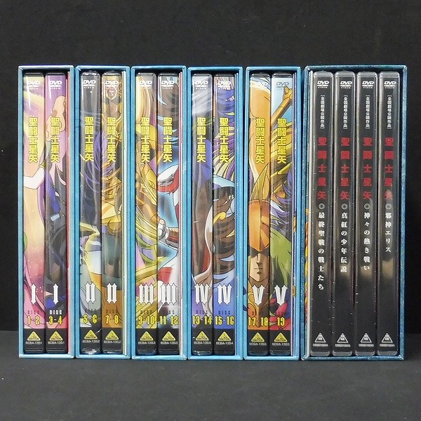 DVD 聖闘士星矢 Ⅰ～Ⅴ THE MOVIE BOX 初回生産版 復刻聖衣付_2