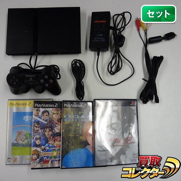 PS2 SCPH-75000 + ソフト4本 真・女神転生3ノクターン 他_1
