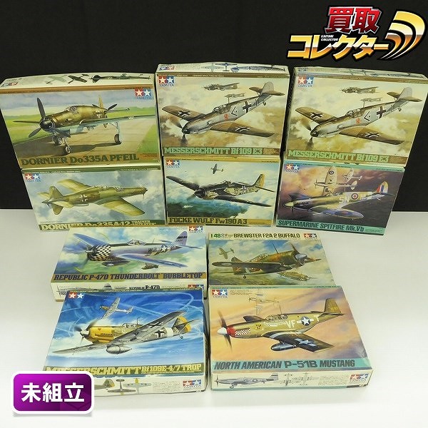 1/48 Fw190 A-3 P-51B Bf109 E-4/7 E3 P-47D Do335A 他_1