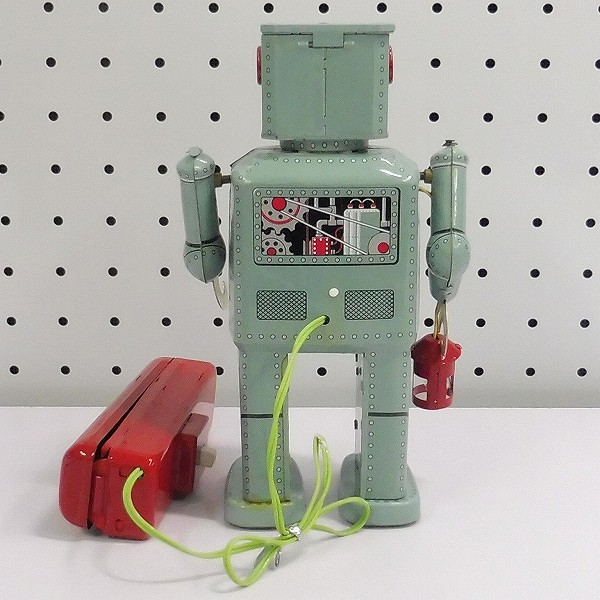 HA HA TOY : LANTERN ROBOT ブリキ 電動 / ランタンロボット_3