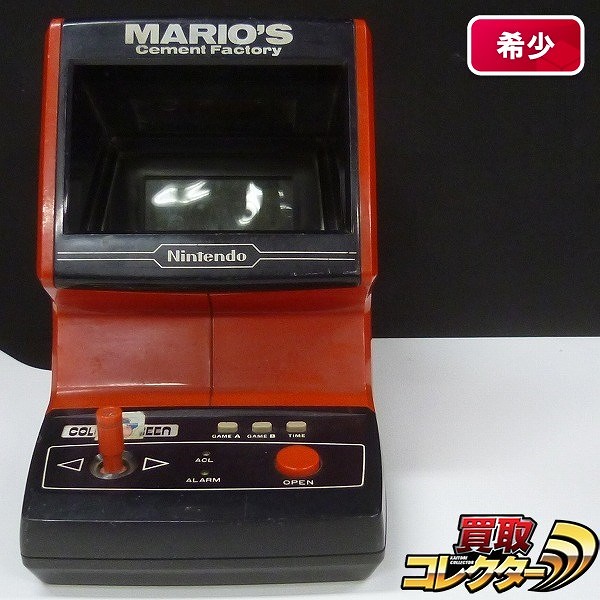 Nintendo任天堂テーブルトップ1983マリオズセメントファクトリー初期動作確認しました