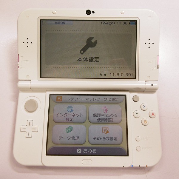 New Nintendo 3DS LL ピンクxホワイト 本体_3